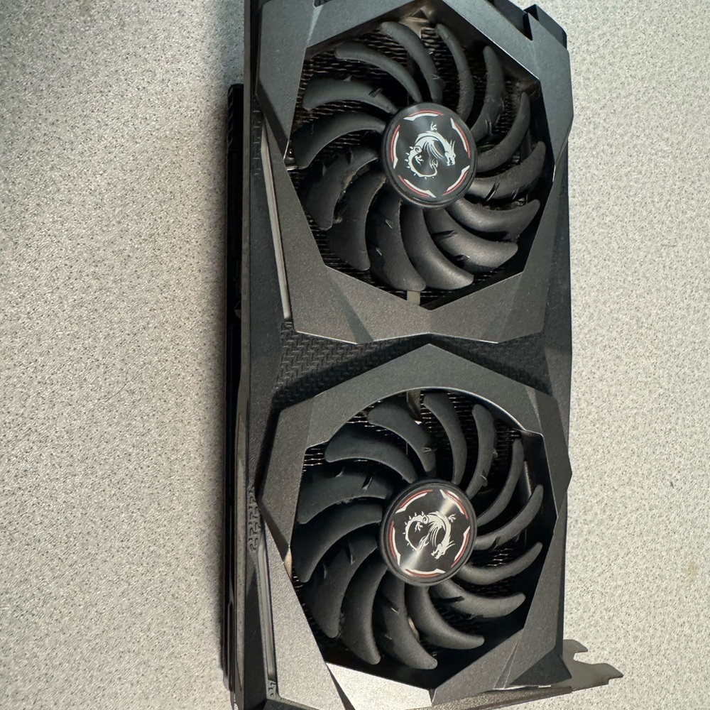 MSI Dual-Fan Black Graphics Card 2060